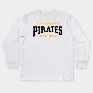 Pittsburgh Pirateeees 05 Kids Long Sleeve T-Shirt